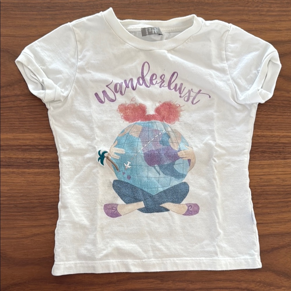 Il Gufo White Short Sleeve Tee Wanderlust Design